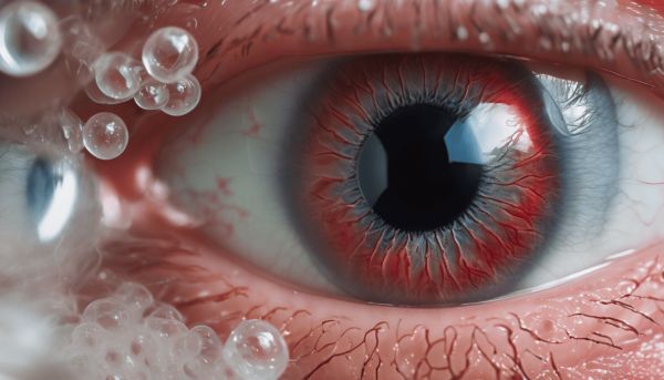 Que signalent les petites bulles transparentes dans le blanc de l’œil ?